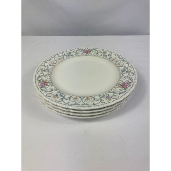 Mikasa Maxima CAJ18 Brocade 8.25” Salad Plates Set of 4 - Picture 1 of 3